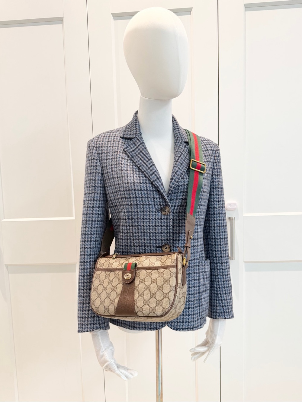 🤎Adjustable Red & Green Woven Replacement Bag Strap | Brown Trim✨ - Picture 16 of 16
